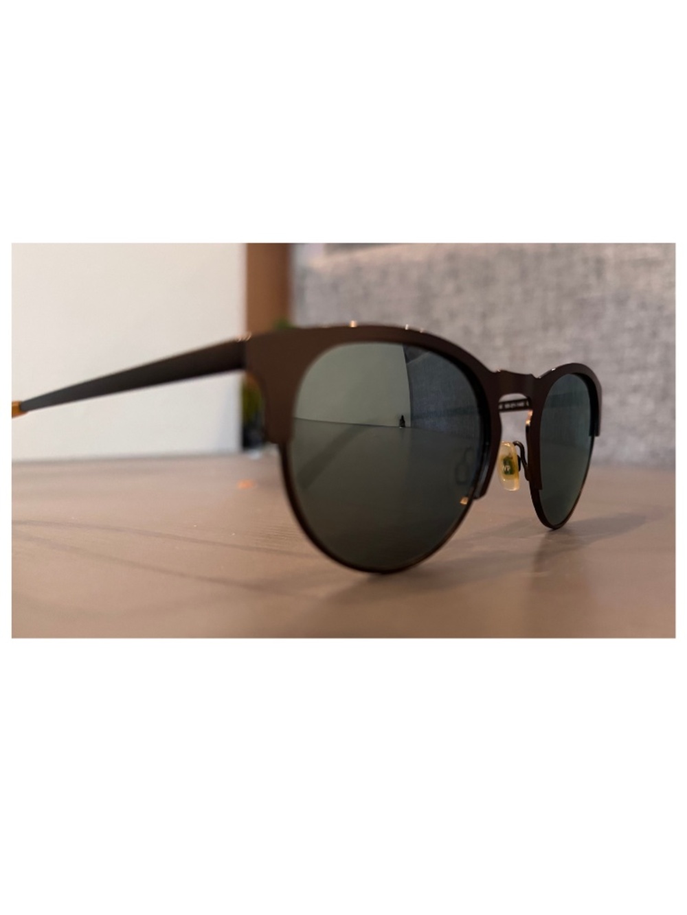 Rare Warby Parker Aldridge Polarized Mirrored Unisex Sunglasses Blue Lens EUC - Picture 4 of 12